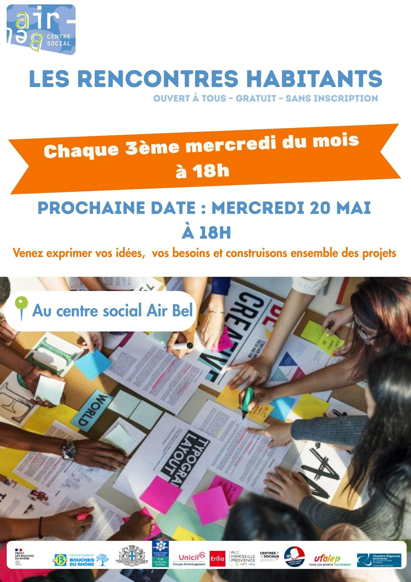 les rencontres habitants | Centre social Air Bel