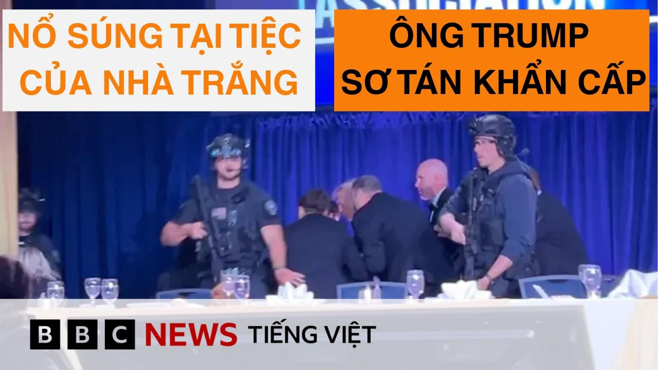 KHOẢNH KHẮC TIẾNG SÚNG VANG LÊN TẠI DẠ TIỆC CỦA NHÀ TRẮNG