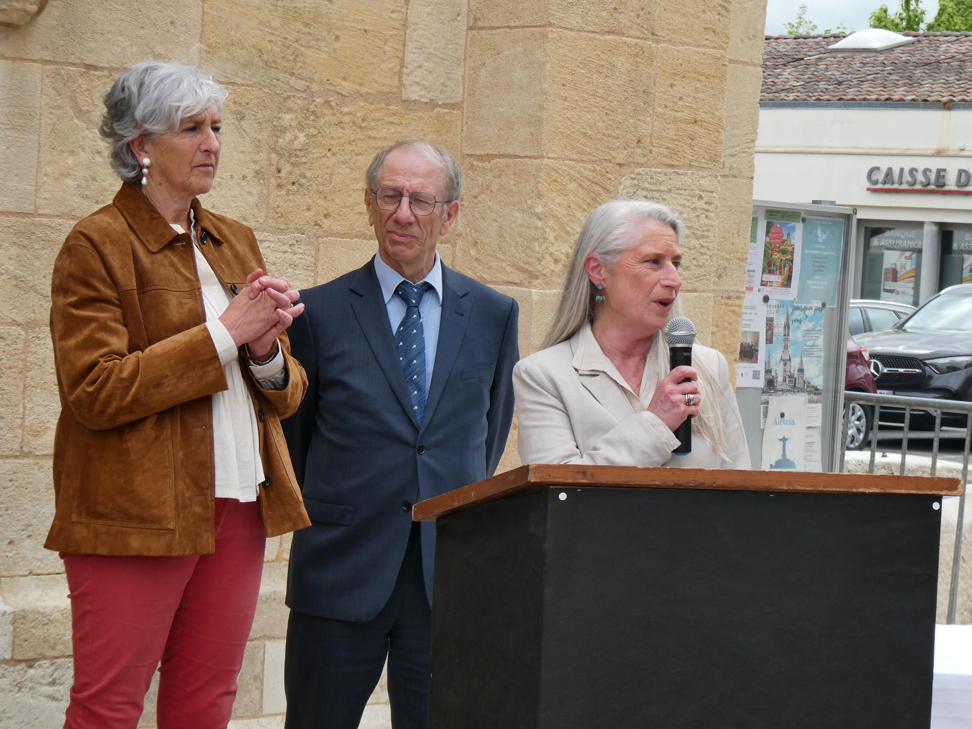 Pascale Petel restauratrice du St Roch | Association des Amis de l'Eglise Saint Jean d'Etampes de La Brède