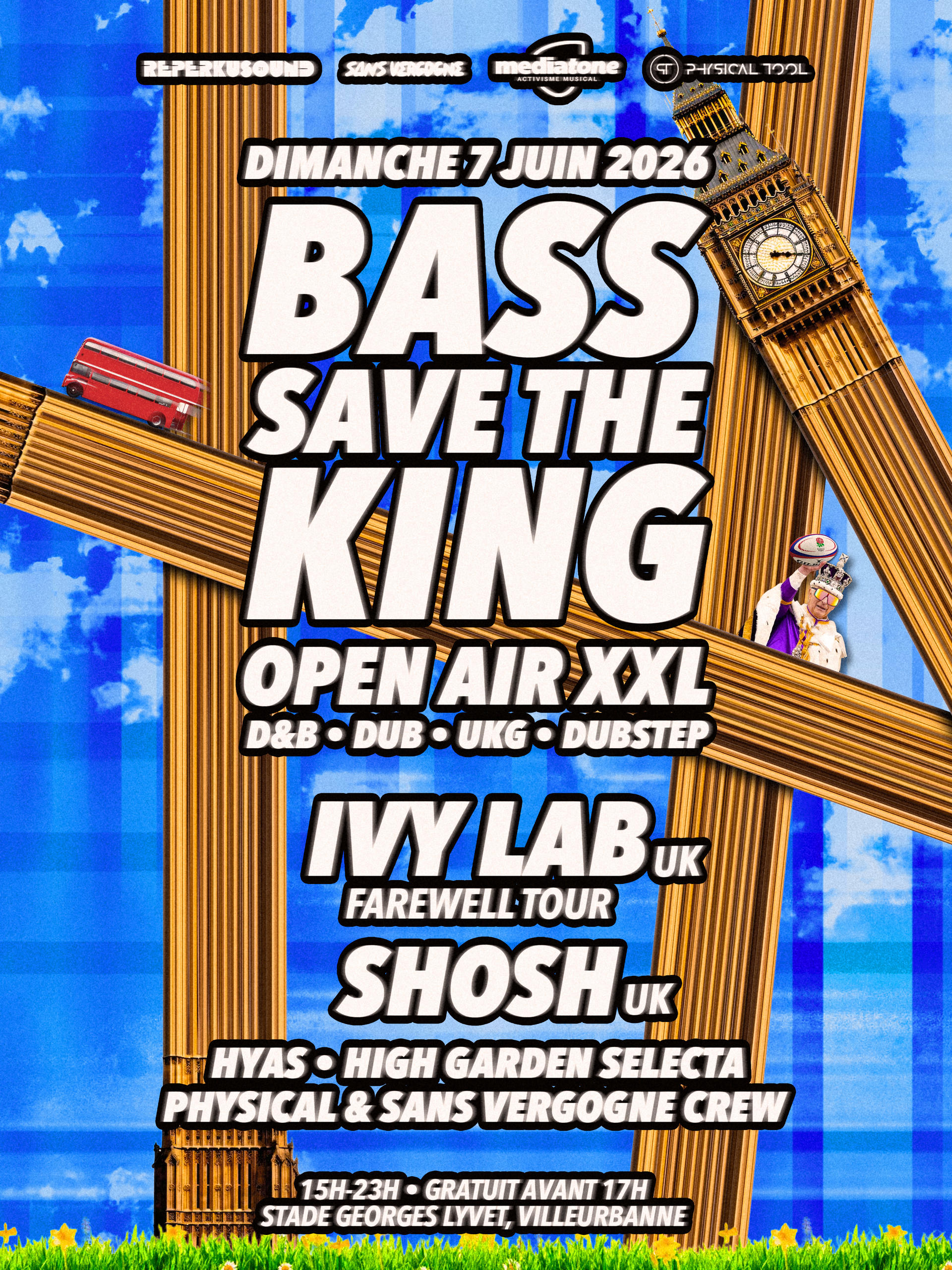BASS SAVES THE KING - OPEN AIR XXL | Physical Tool