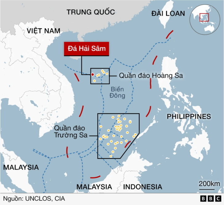 Trung Quốc xây dựng đảo nhân tạo lớn nhất Biển Đông để ngăn cách Việt Nam với Hoàng Sa ? | Vietnam Fraternité