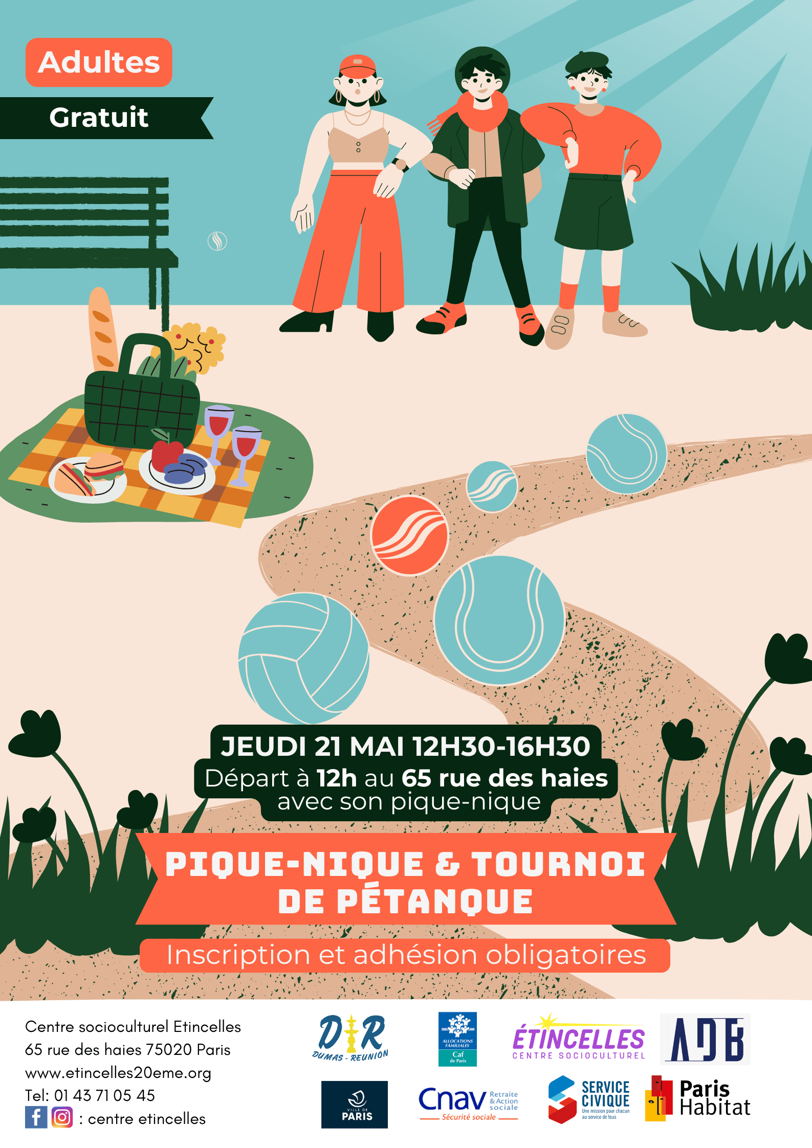 PIQUE-NIQUE & TOURNOI DE PÉTANQUE 🧺 | Etincelles