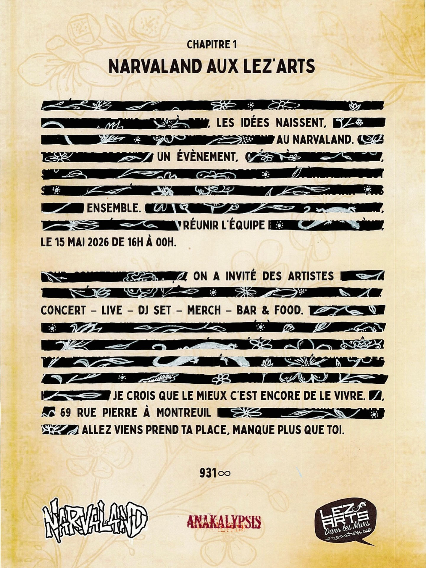 NARVALAND | Lezarts Dans Les Murs