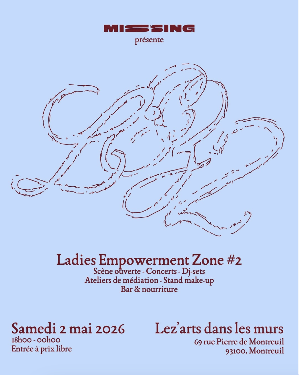 Mis'sing au Lez'arts  - Mémoire et valorisation des artistes féminines et de minorités de genre | Lezarts Dans Les Murs