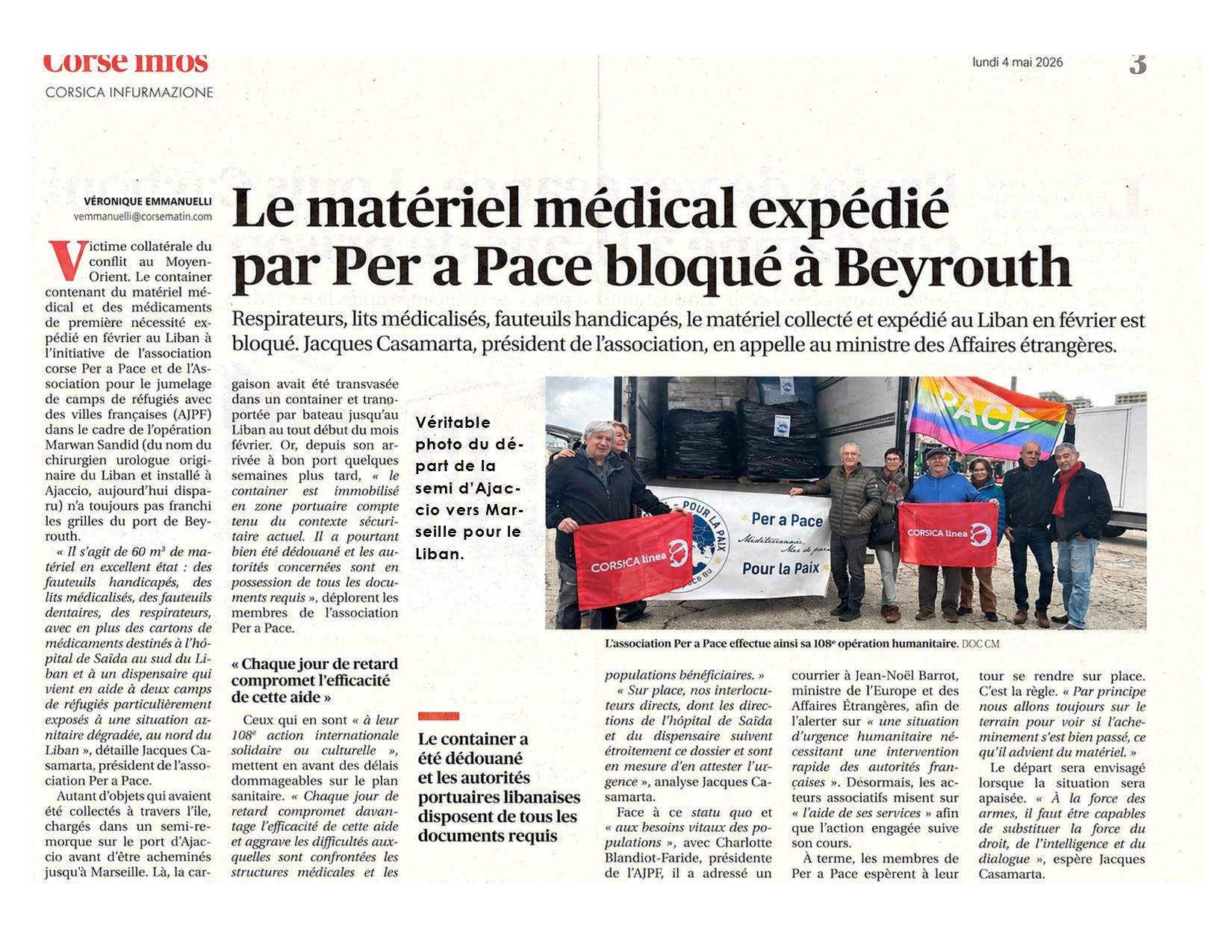 - | Per a Pace