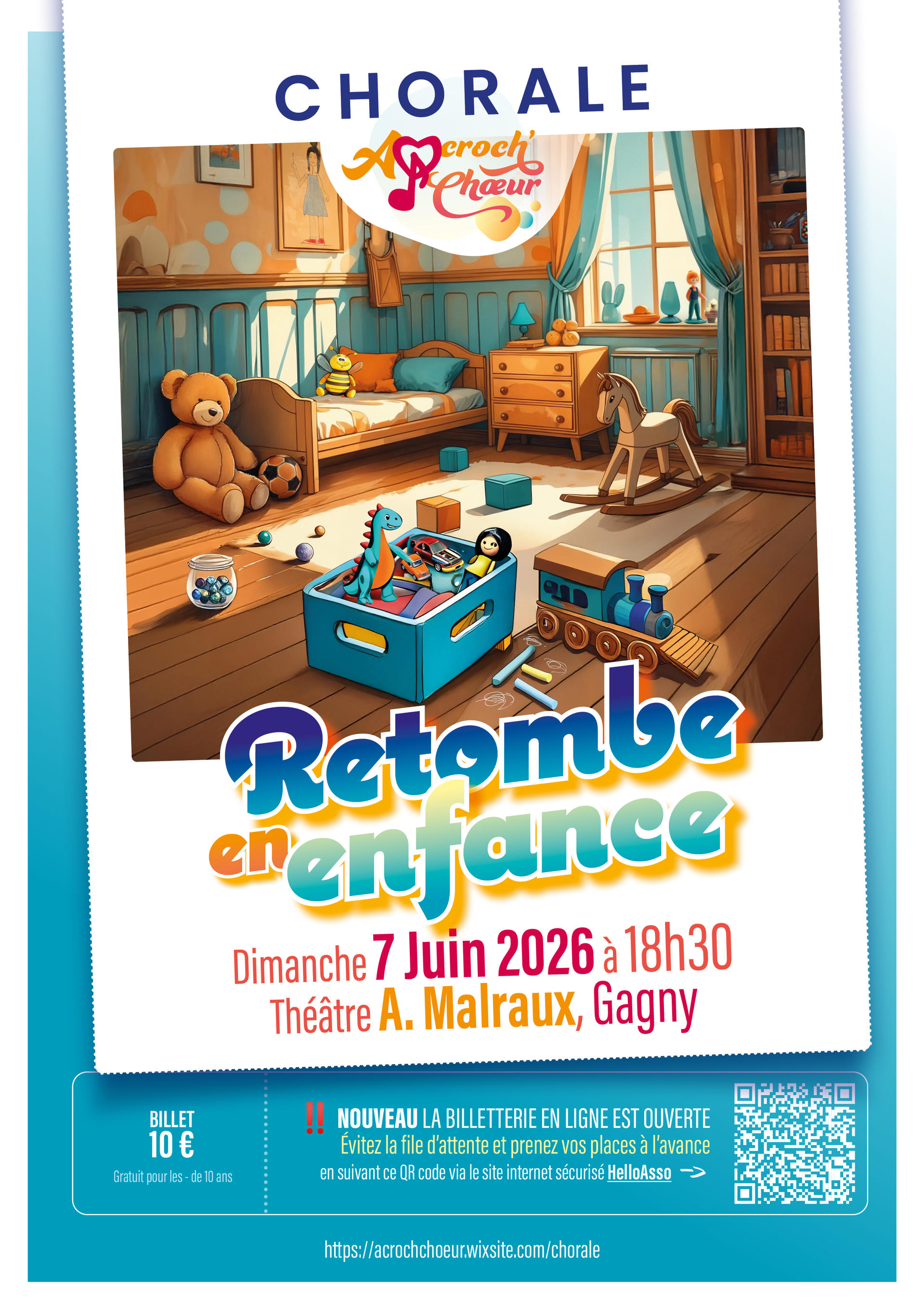 Spectacle de la chorale enfants/adultes  A croch'choeur | Agenda du quartier