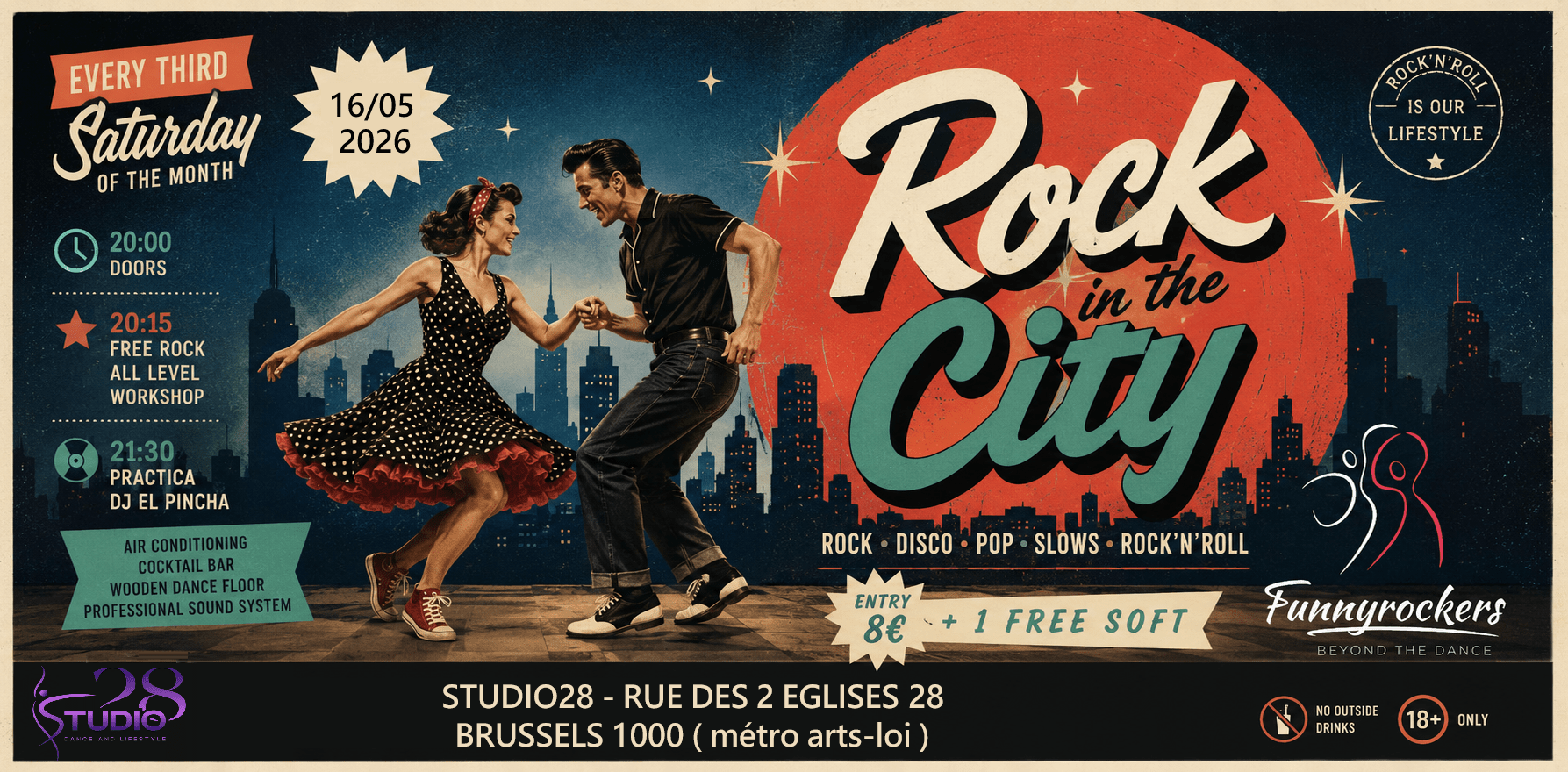 💃 Rock in the City 🔥 @Schuman | Funnyrockers