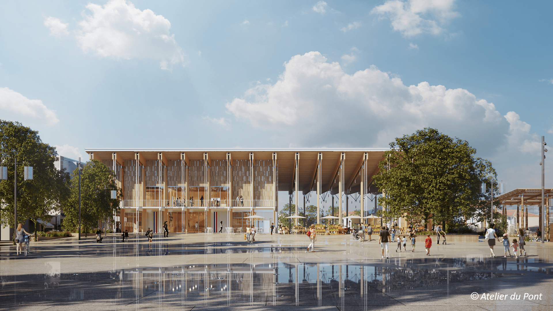 ARCHITECTURE & BOIS | Halle de la Bocca à Cannes | Fibois Sud
