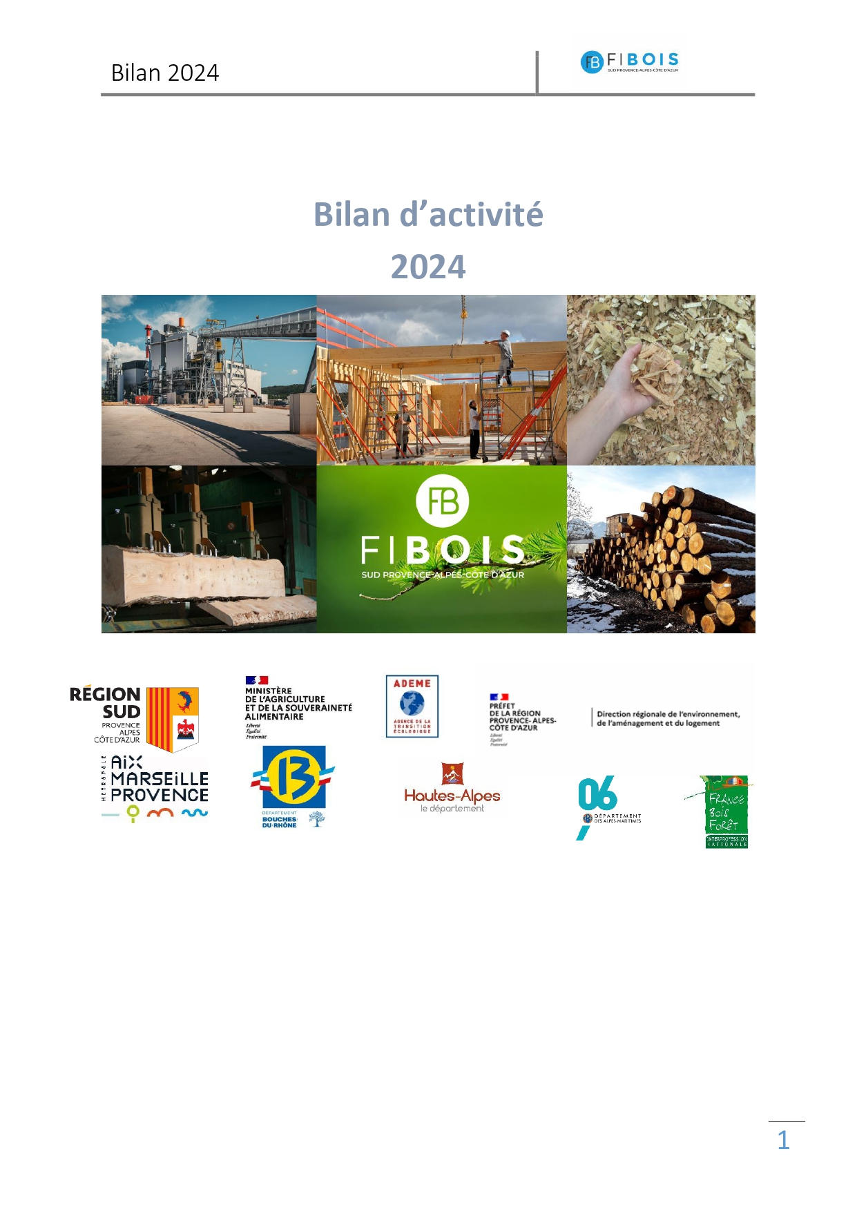 Rapport d'activité 2024 | Fibois Sud