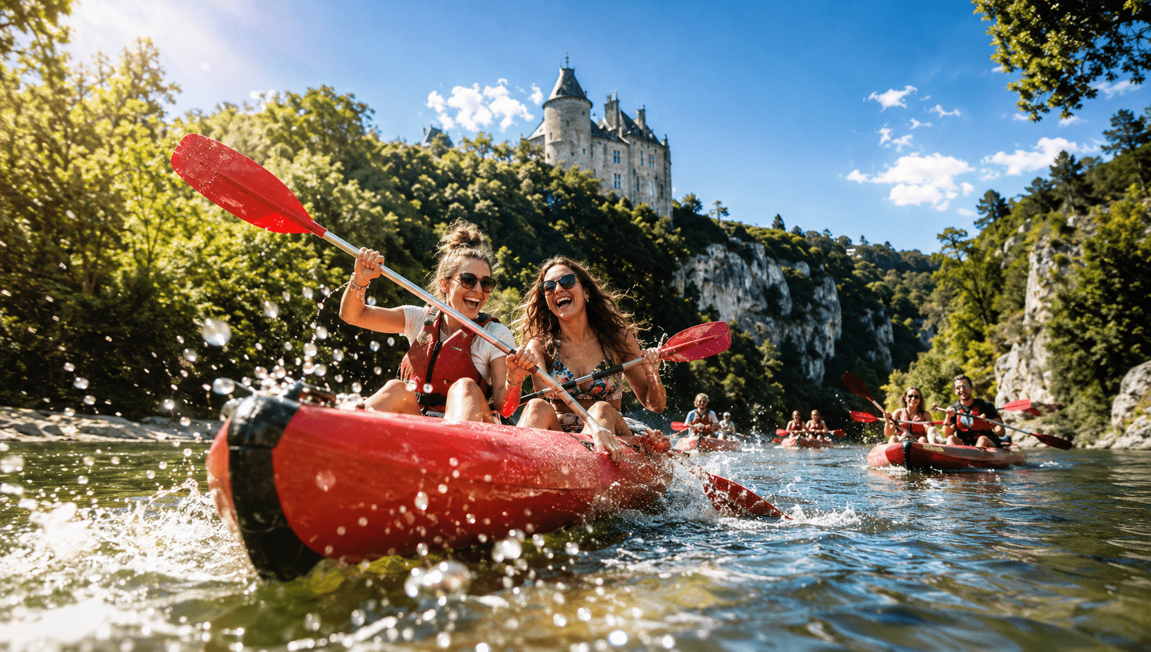 🌊🛶 FUNNY ROCK’YAKERS - LA DESCENTE DE LA LESSE 🛶🌊 | Funnyrockers