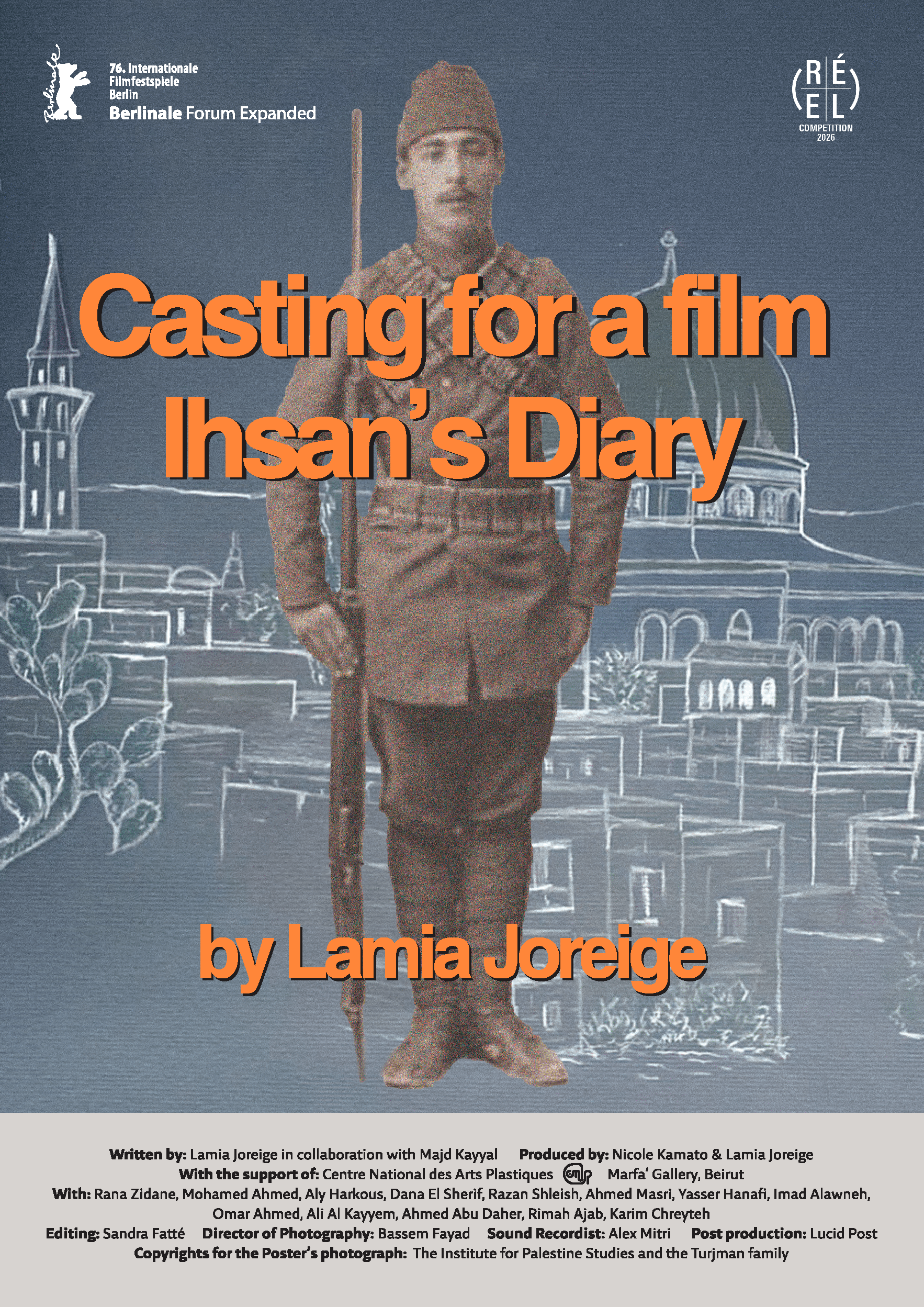 Casting for a Film, Ihsan's Diary | Festival Ciné-Palestine - FCP