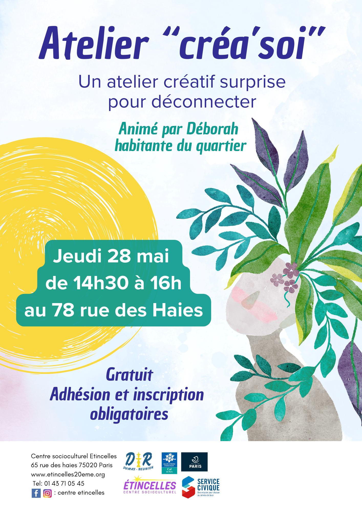 Ateliers créa'soi | Etincelles