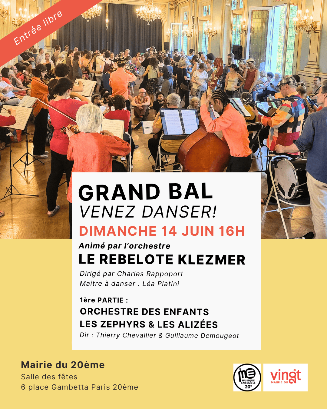 Grand Bal de Musique Ensemble | Agenda du quartier