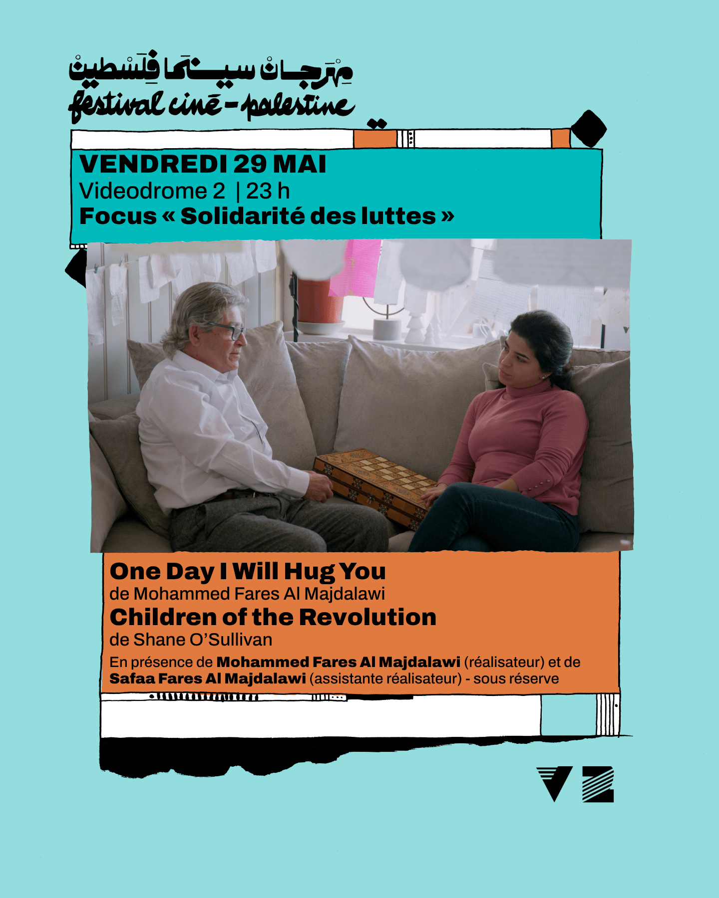 Focus « Solidarité des luttes » - One Day I Will Hug You & Children of the Revolution | Festival Ciné-Palestine - FCP