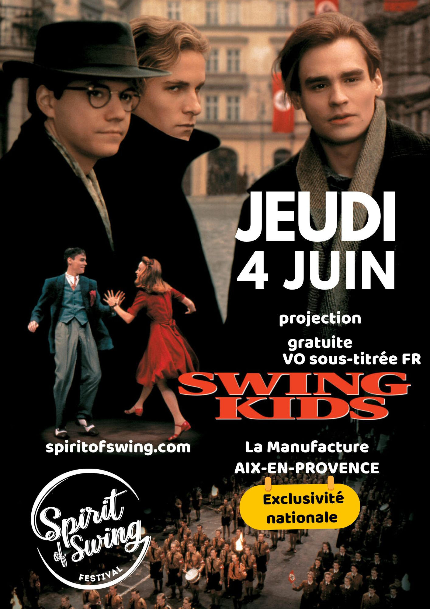 Projection du film "Swing kids" | Agenda du quartier
