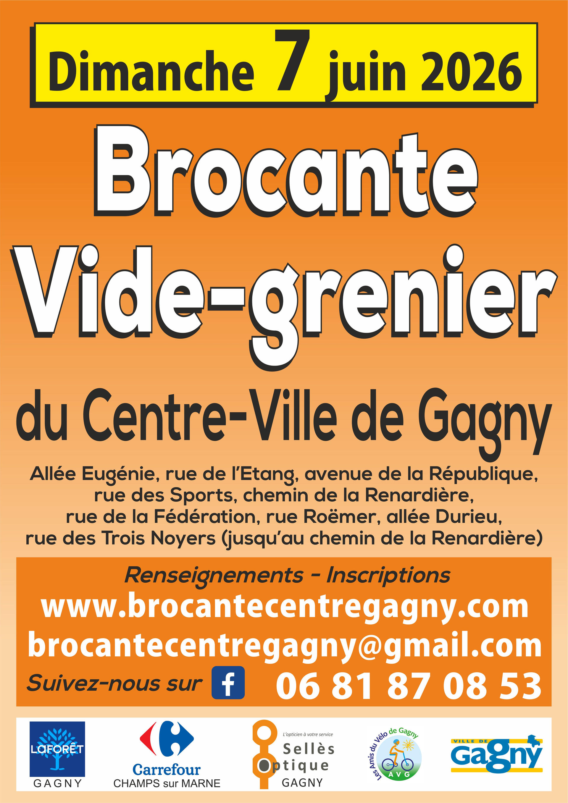 Brocante et vide-grenier à Gagny | Agenda du quartier
