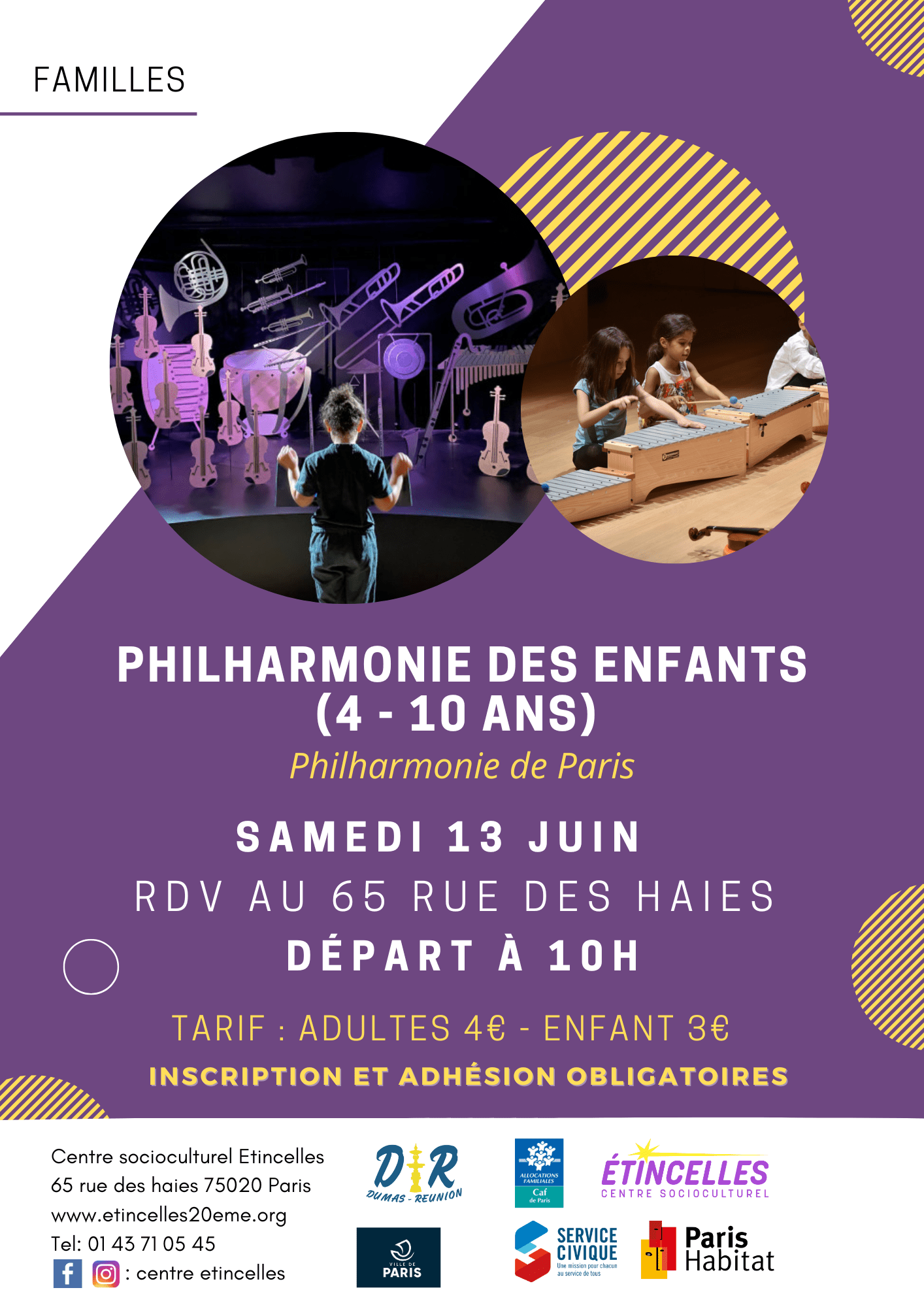 PHILHARMONIE DES ENFANTS (4 - 10 ANS) | Etincelles
