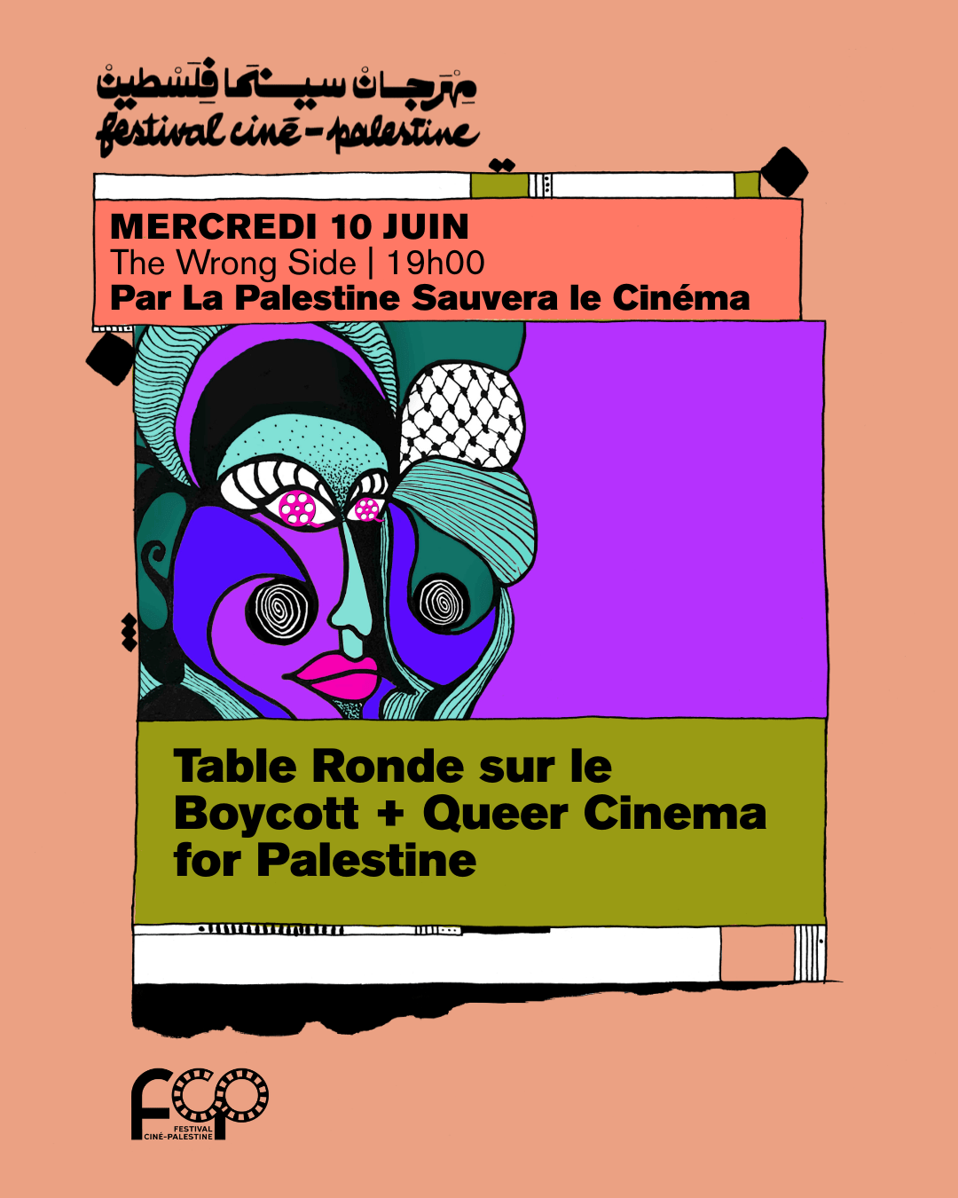 Table ronde sur le Boycott - Queer cinema for Palestine | Festival Ciné-Palestine - FCP
