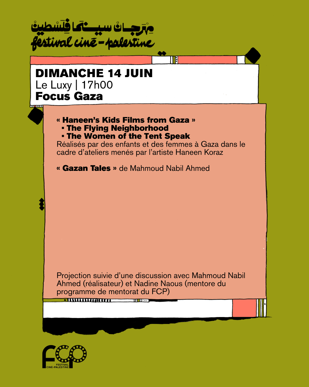 Focus Gaza | Festival Ciné-Palestine - FCP