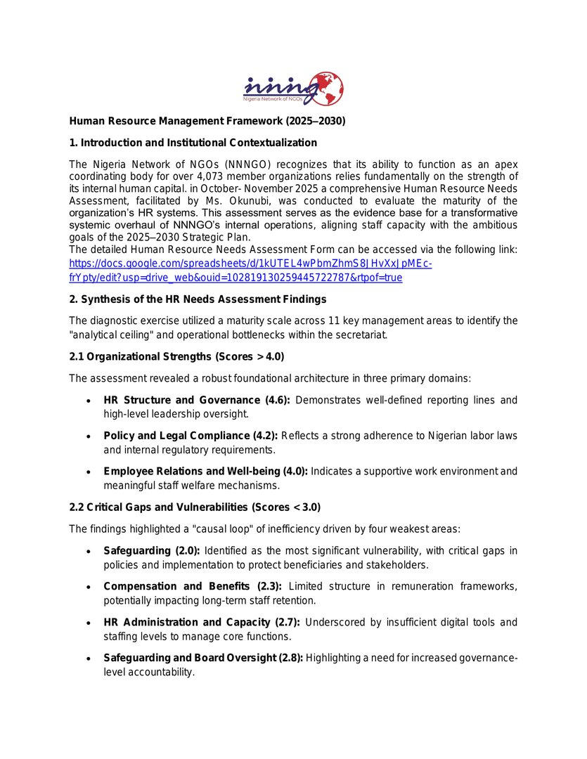 Human Resources and Learning Framework | Forus