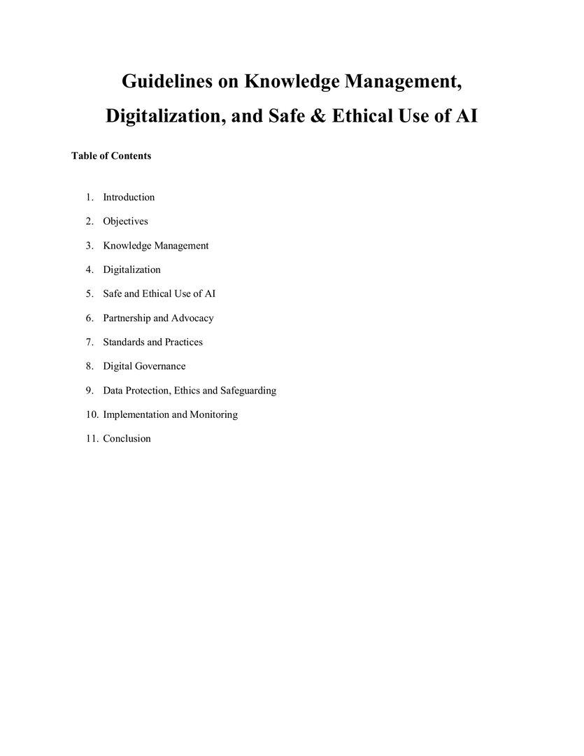 Digitalization and Safe and Ethical use of AI | Forus