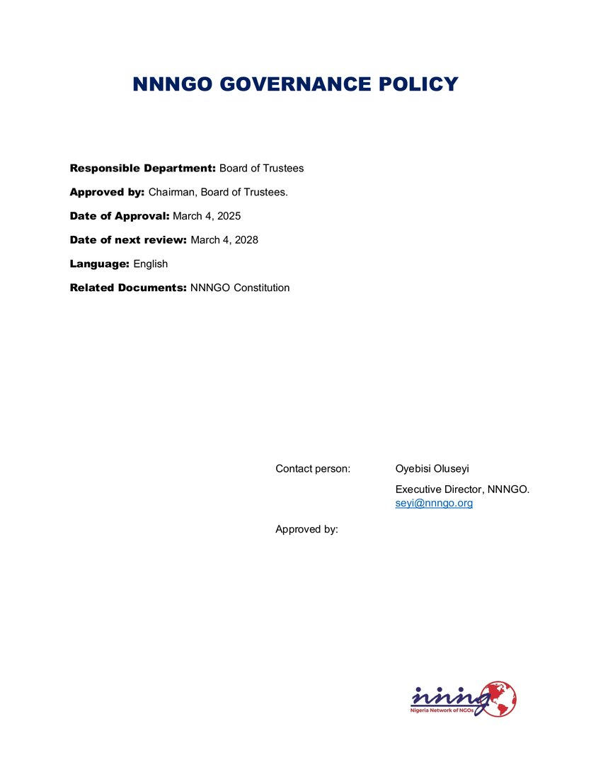 Governance Policy | Forus