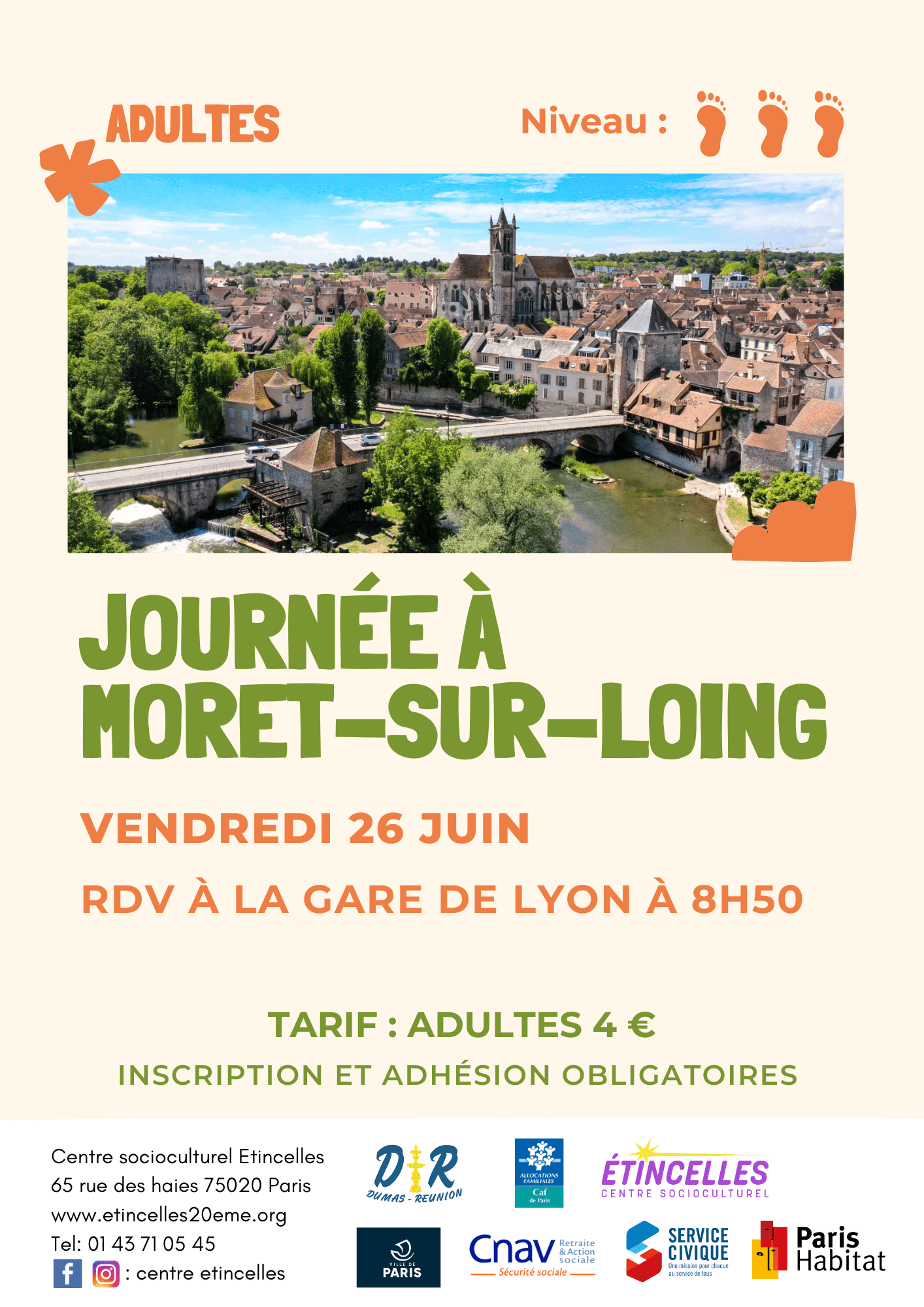 JOURNÉE À MORET-SUR-LOING | Etincelles