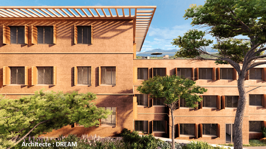 ARCHITECTURE & BOIS | Campus des Amandiers à Biot - Sophia Antipolis | Fibois Sud