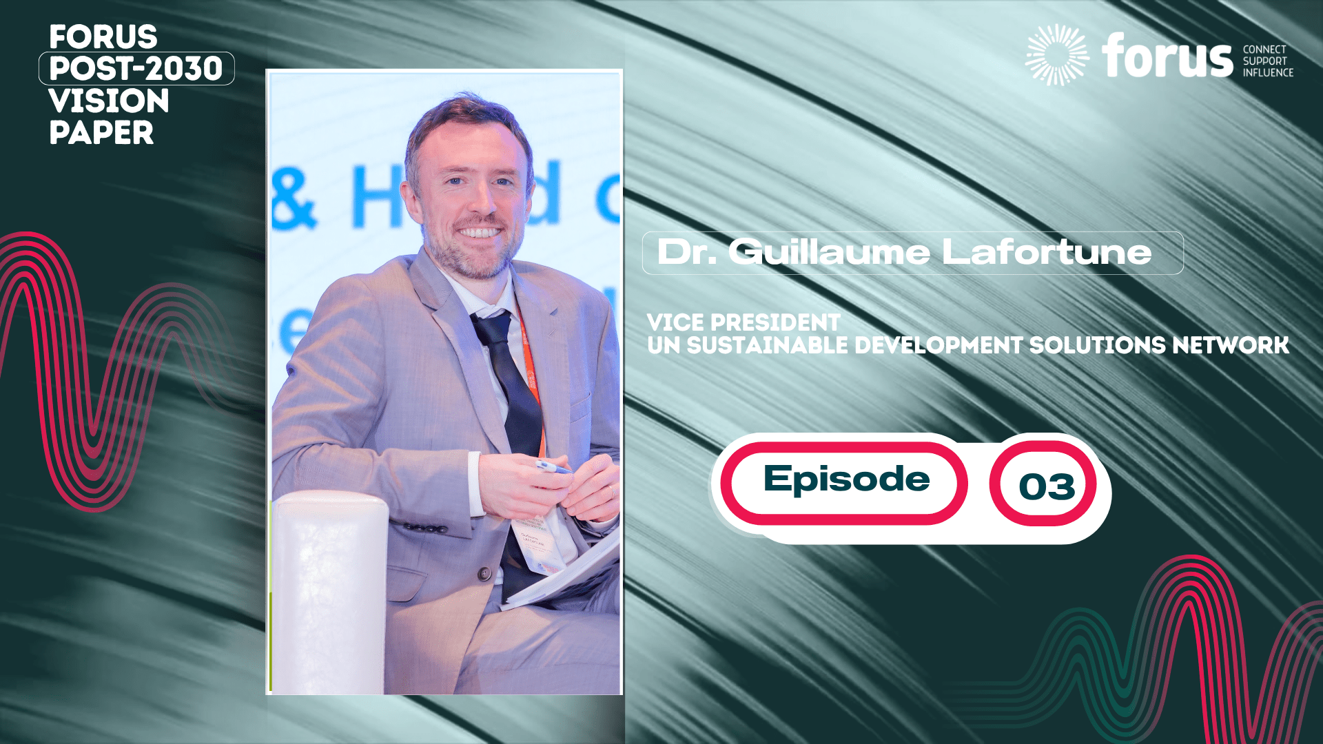 Post-2030 - Dr. Guillaume Lafortune on evidence, accountability & change for the future of the SDGs | Forus