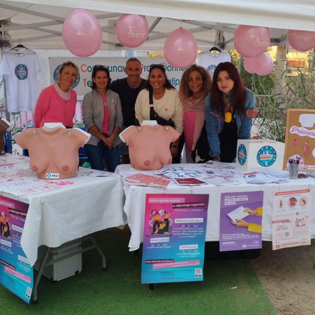 Octobre Rose : les actions de la CPTS Antipolis | Communaute Professionnelle Territoriale De Sante Antipolis (Cpts Antipolis)