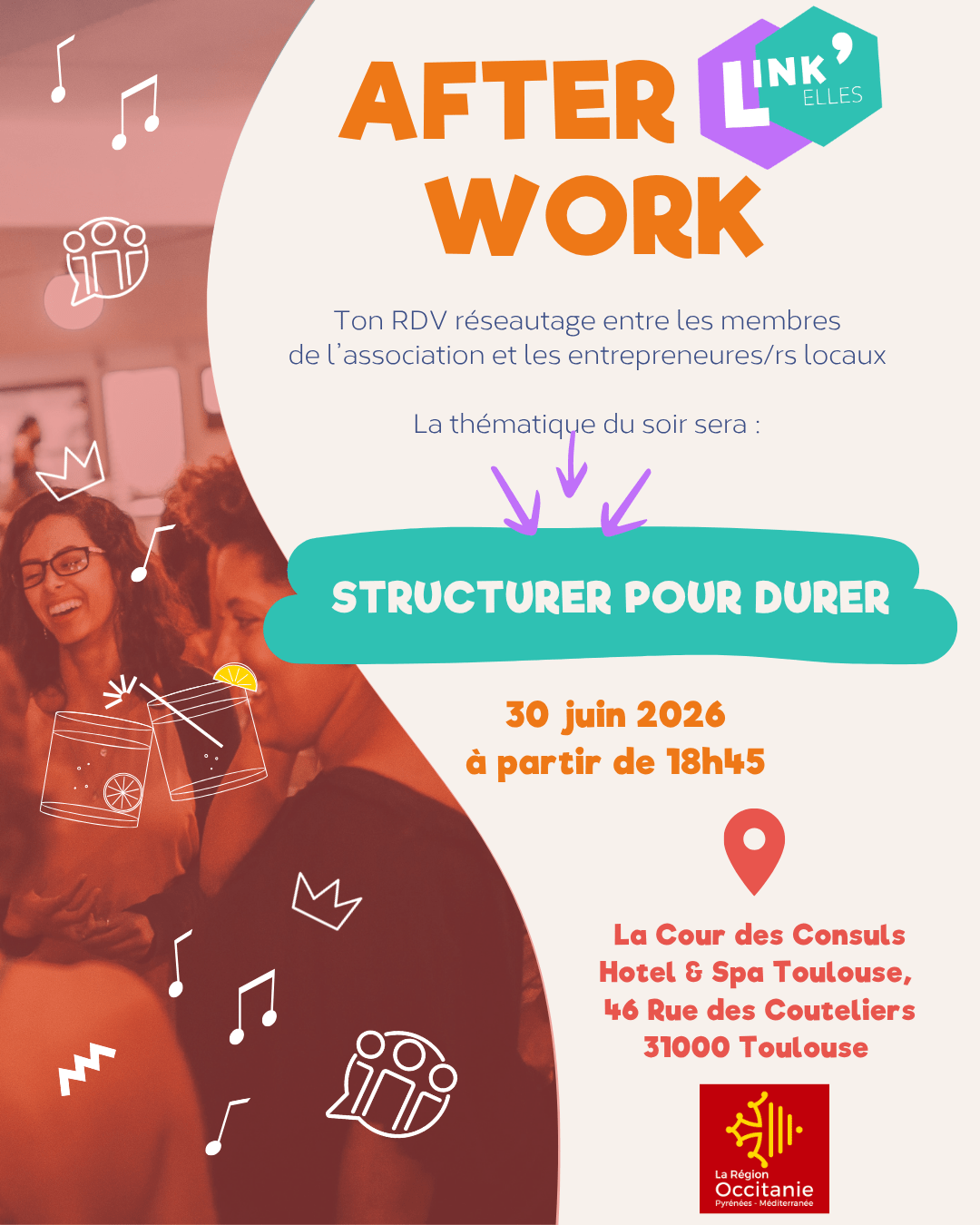 Afterwork Link'Elles #4 - Occitanie (Toulouse) | Link'Elles