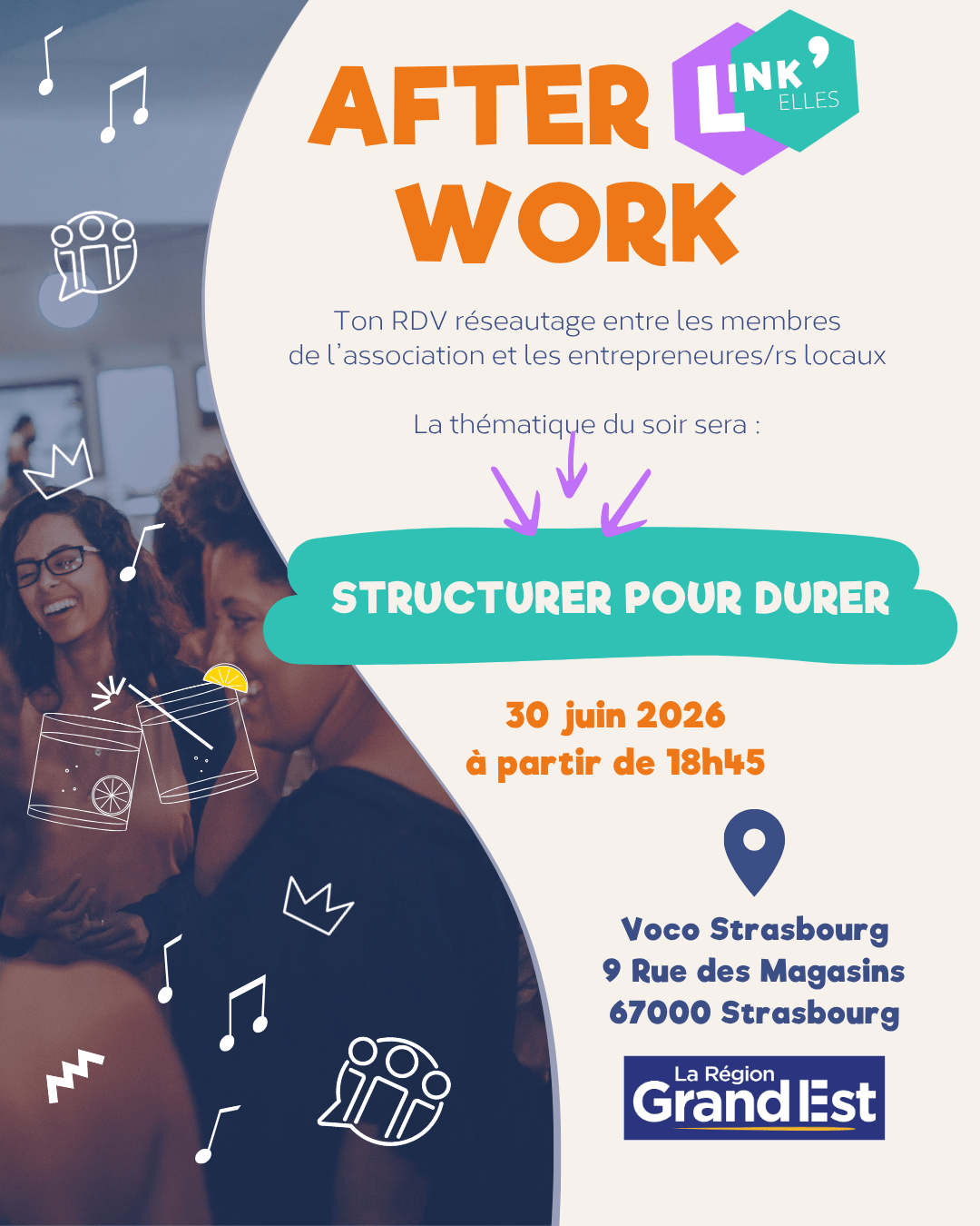 Afterwork Link'Elles #5 - Grand Est (Strasbourg) | Link'Elles
