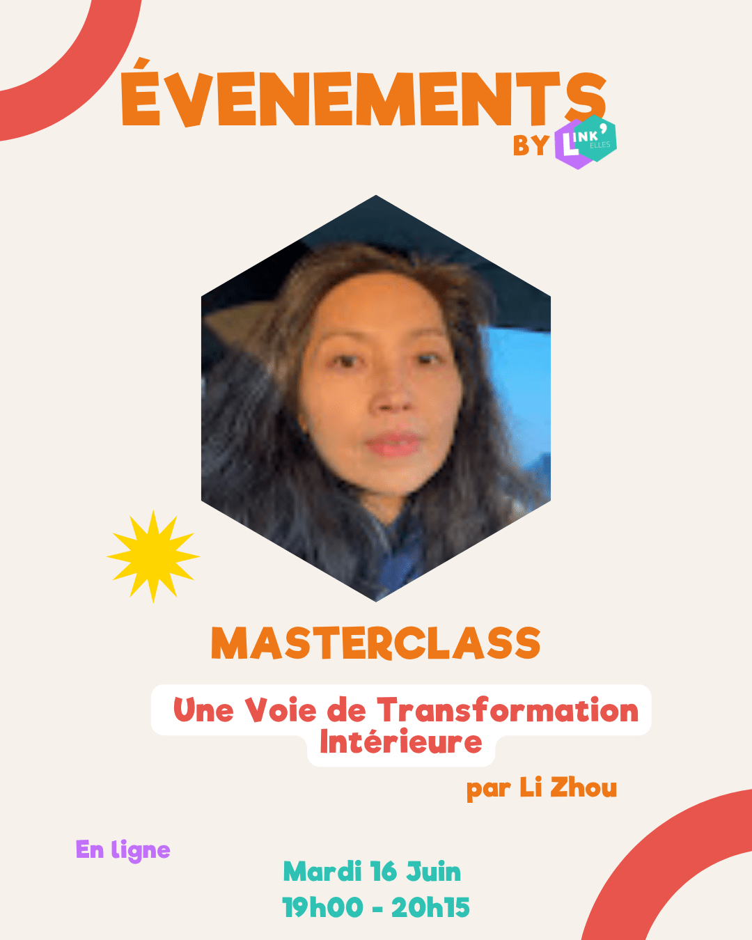 Masterclass - “Jugement, une voie de transformation sans lutte intérieure" | Link'Elles