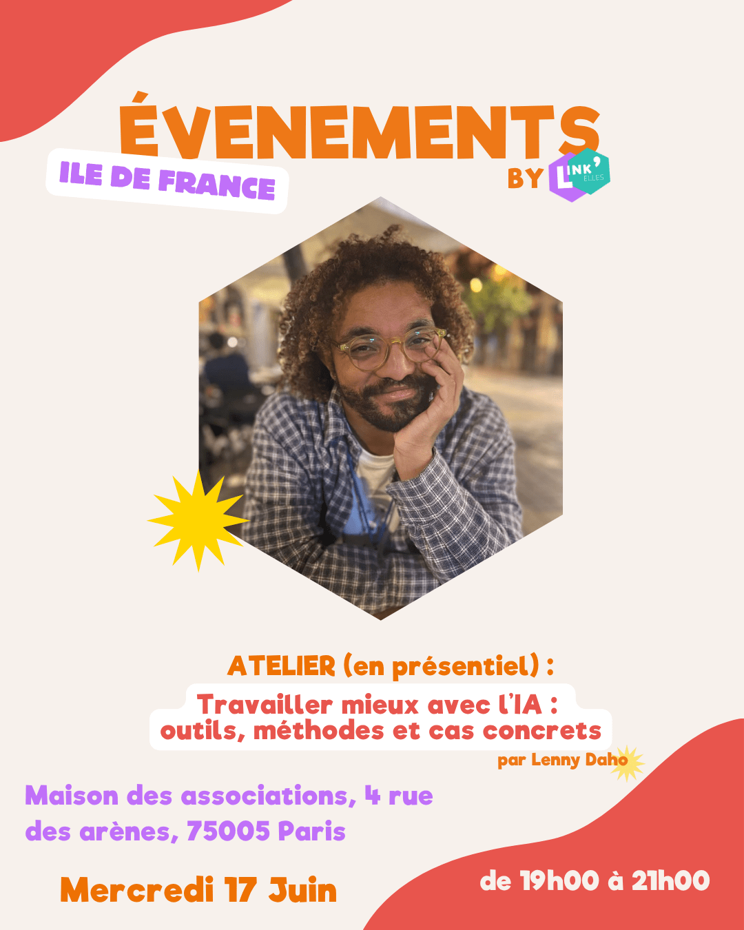 Atelier Link'Elles : "Travailler mieux avec l’IA :  outils, méthodes et cas concrets" | Link'Elles