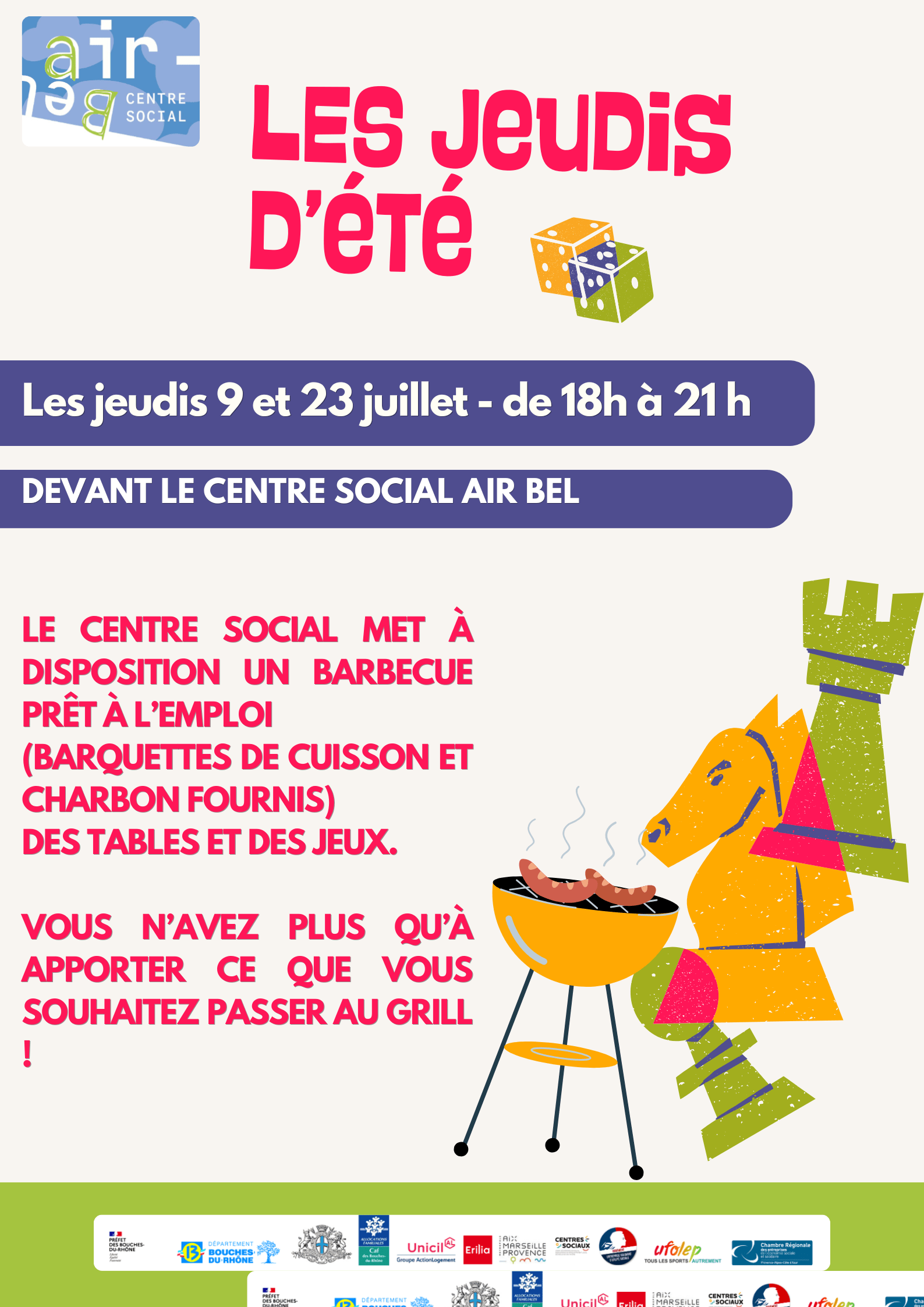 jeudis d'été | Centre social Air Bel