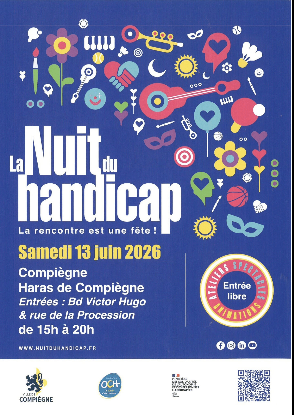 DMF60 Nuit du Handicap | FDMF - Fédération Dyspraxique Mais Fantastique