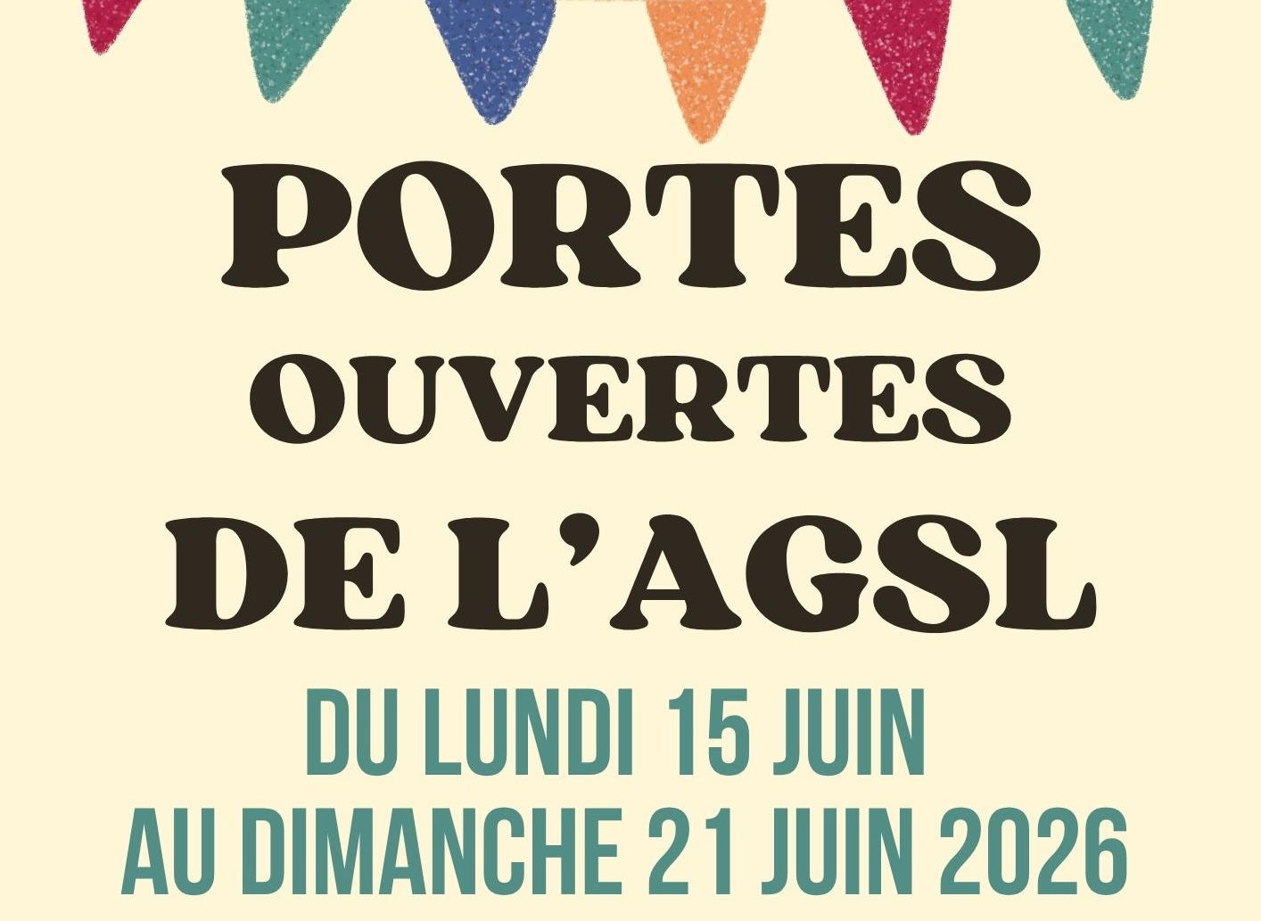 Portes ouvertes AGSL 2026 | AGSL