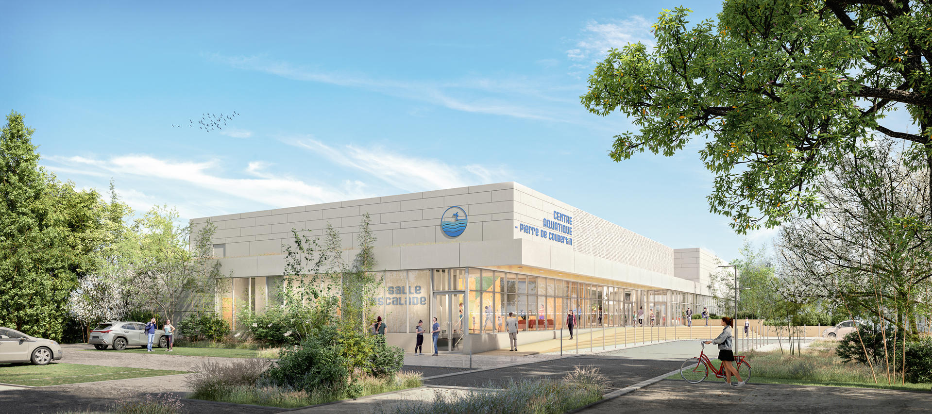 03_VUE DEPUIS L'AIRE DE STATIONNEMENT | BVL Architecture