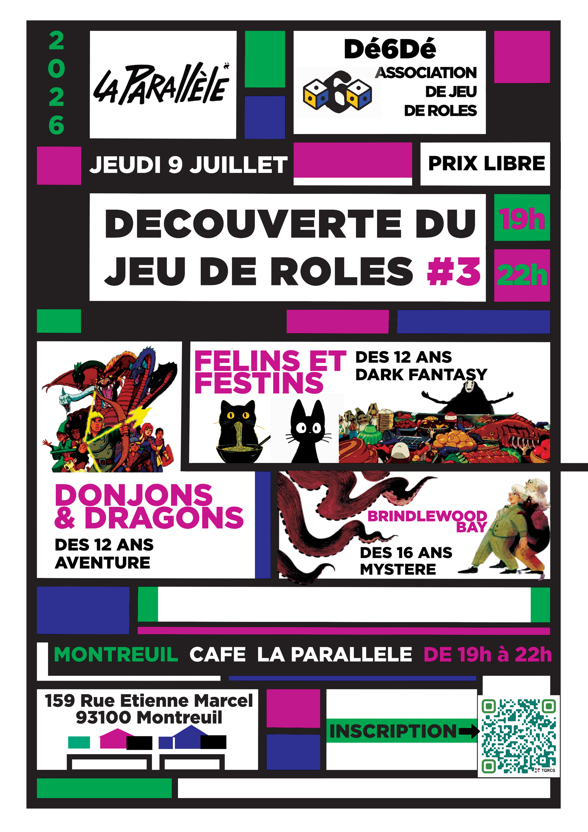 jeux - Soirée découverte du Jeu de rôle | La Venelle