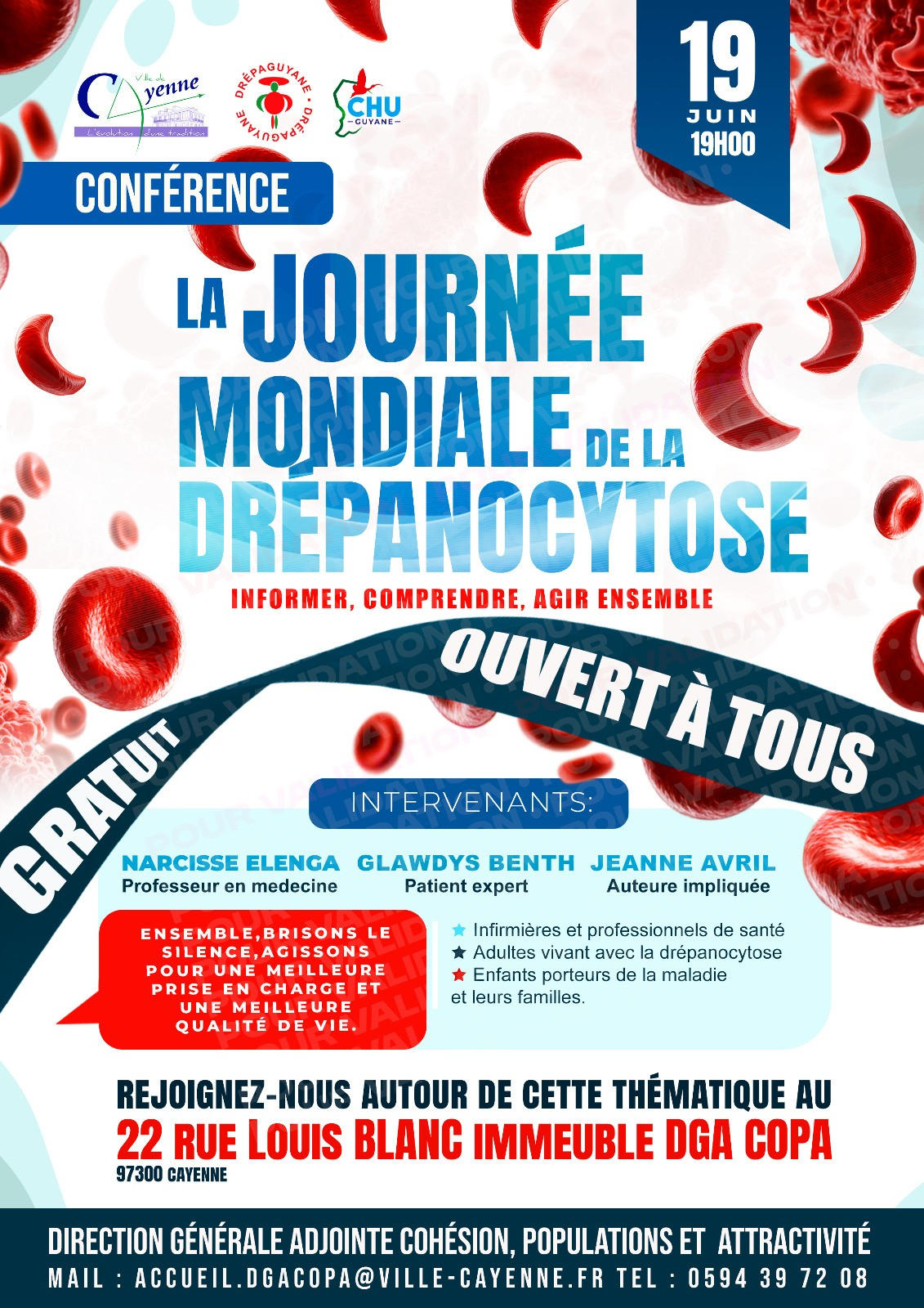Conférence – La Journée mondiale de la drépanocytose | DrepaGuyane