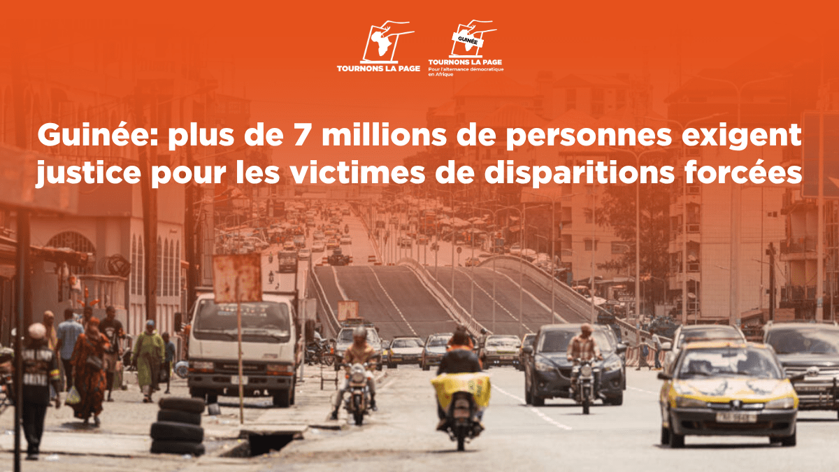 Guinée: plus de 7 millions de personnes exigent justice pour les victimes de disparitions forcées | Tournons la Page