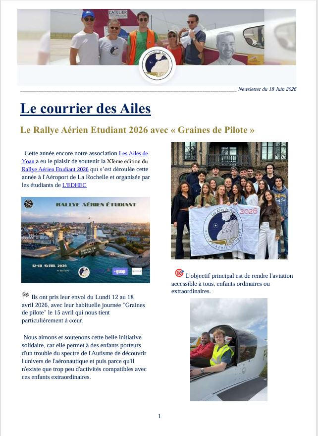 18-06-2026 | Les Ailes de Yoan