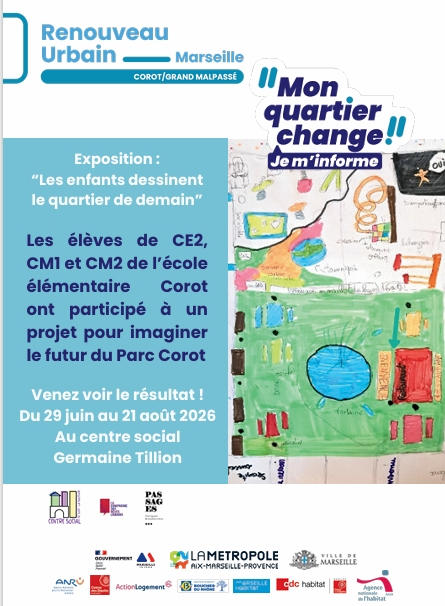 Exposition-les enfants dessinent le quartier de demain | Agenda du quartier