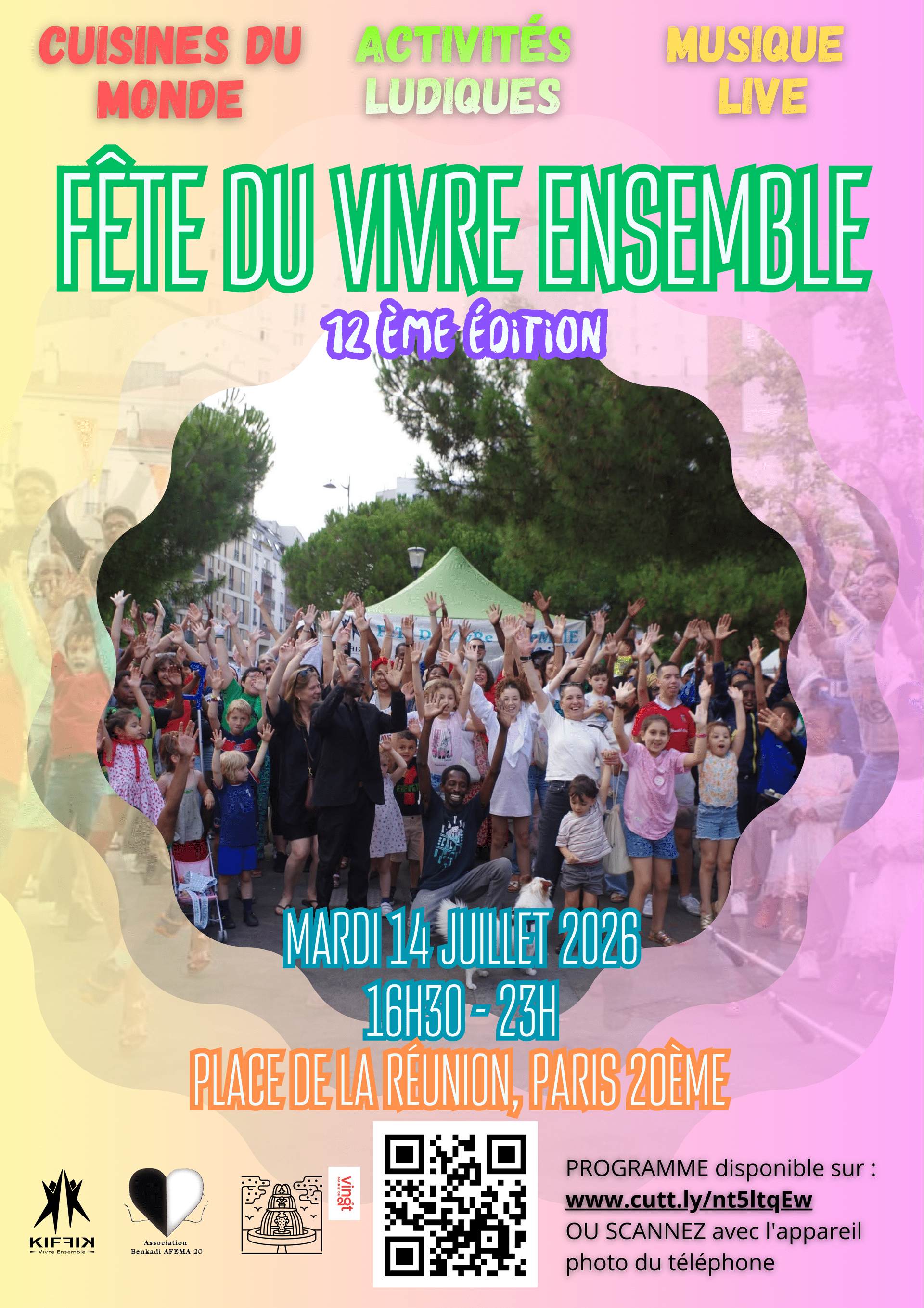 FêTe Du VivRe EnSeMblE 14 juillet - 12ème édition ! | Agenda du quartier