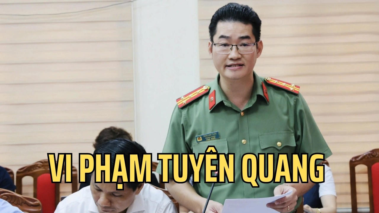 Tuyên Quang bung hết cả lũ! Hiệu phó Trường Chuyên bị hốt, đang xác minh Trùm Cuối!