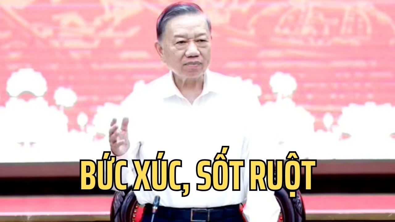 TBT Tô Lâm: tỉnh nào giải ngân chậm, sẽ cắt ngân sách NN cho tinh khác! và bay ghế!