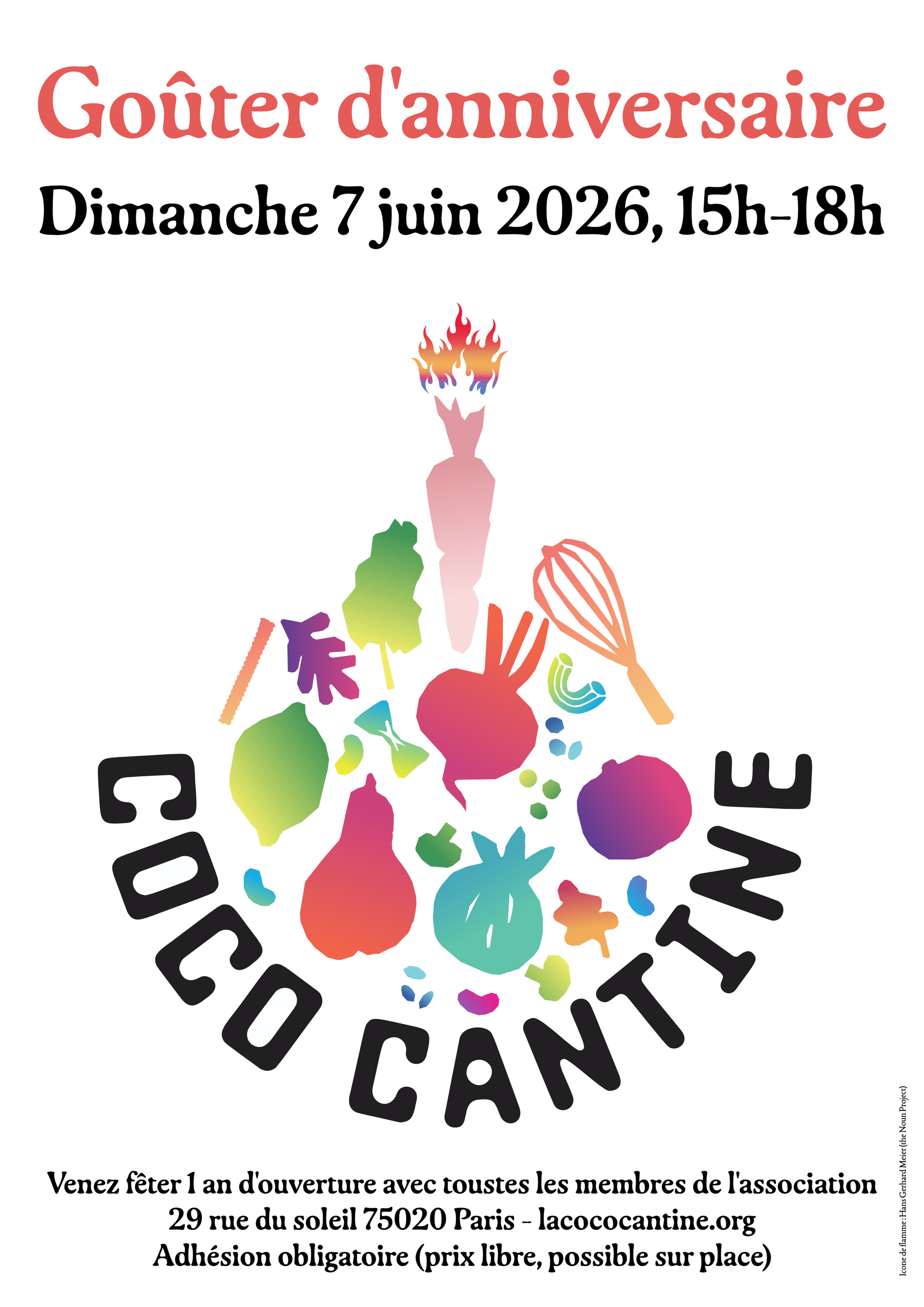 Goûter d'anniversaire - 1 an d'ouverture de l'asso | Agenda du quartier