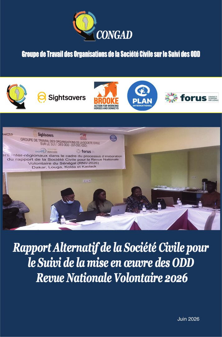 Rapport alternatif de la société civile sur les ODD 2026 du CONGAD Sénégal | Forus