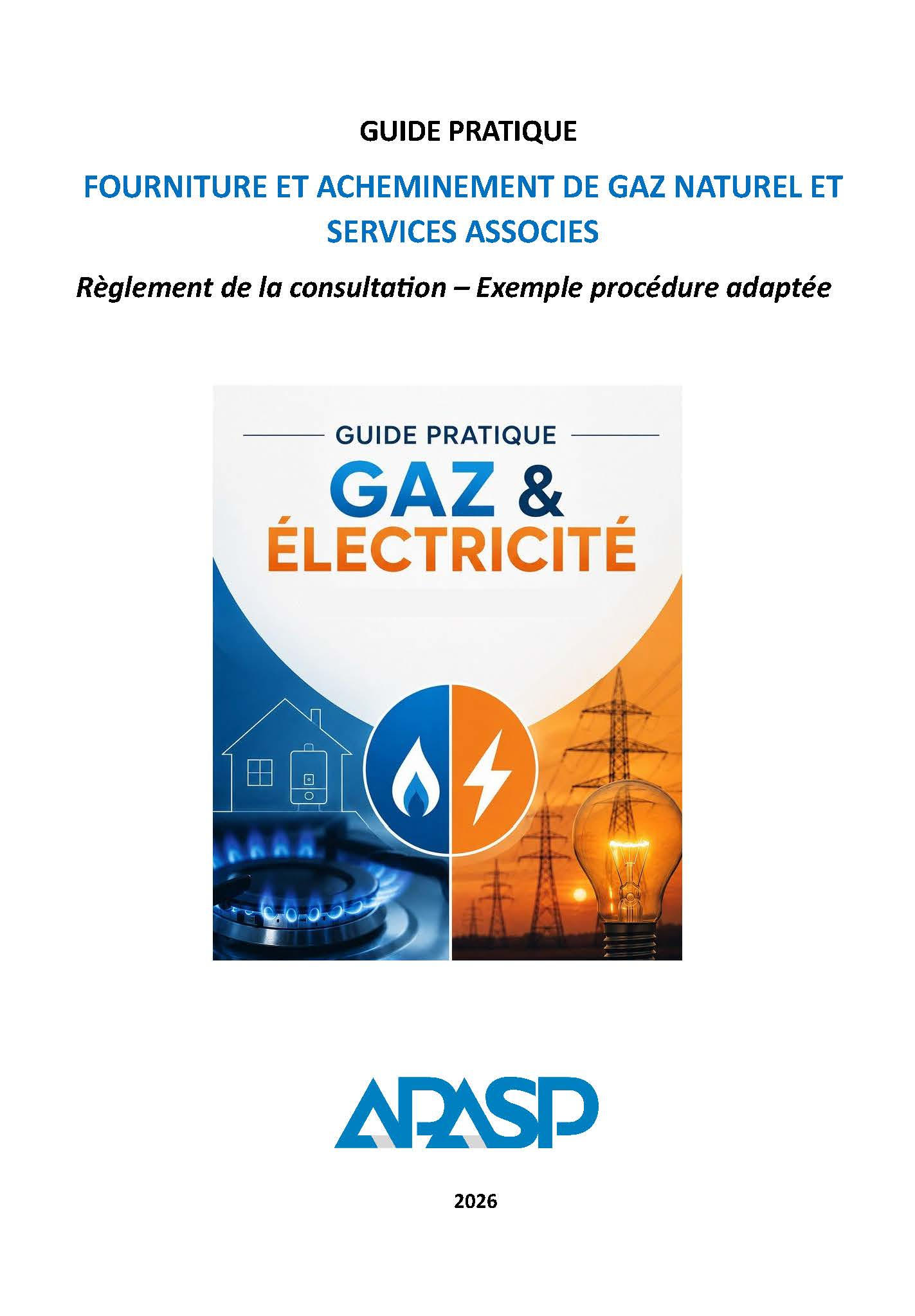 Guide APASP 2026 -  RC Marché simple GAZ | APASP - Association Pour l'Achat dans les Services Publics