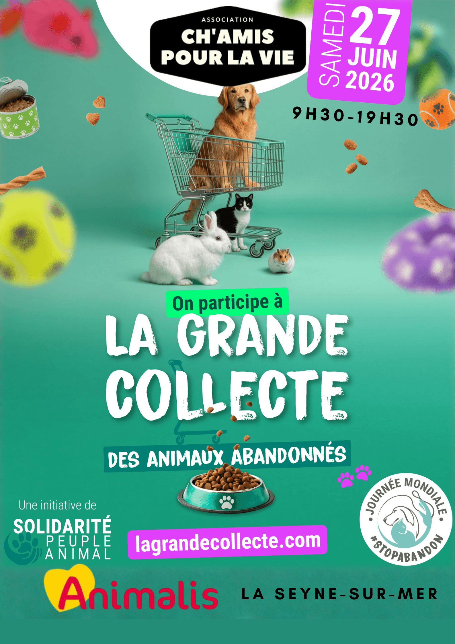 La Grande Collecte de nourriture à Animalis | Ch'amis pour la vie